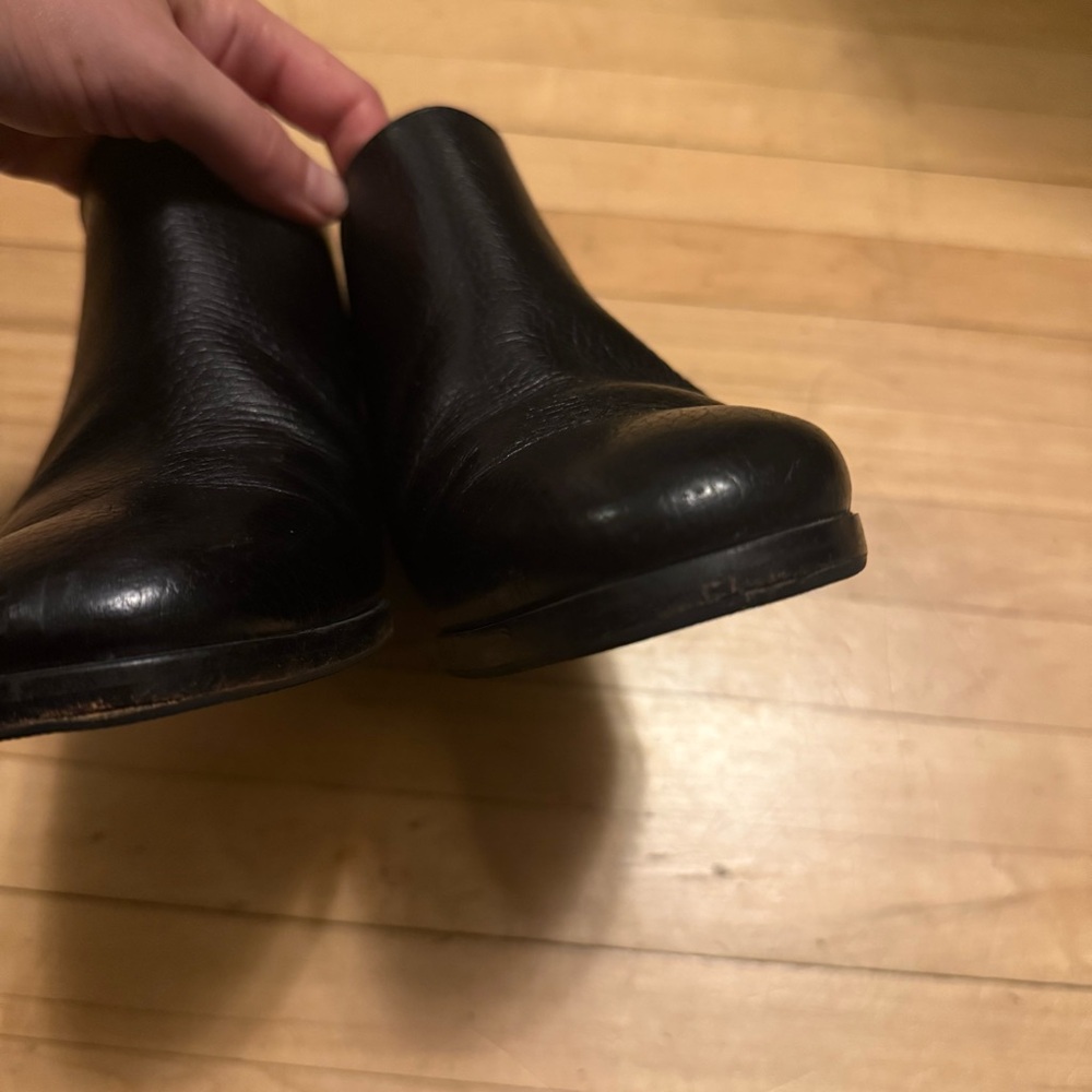 Rachel Comey Mars Mules Black Pebbled Leather Heels US 7 - Picture 14 of 15